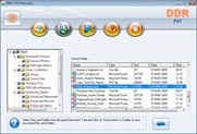 Windows FAT data recovery Software Screenshot
