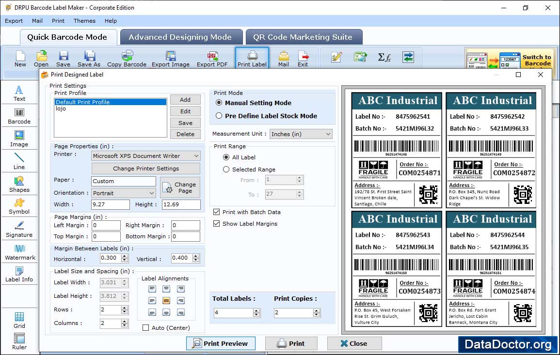 Print Settings