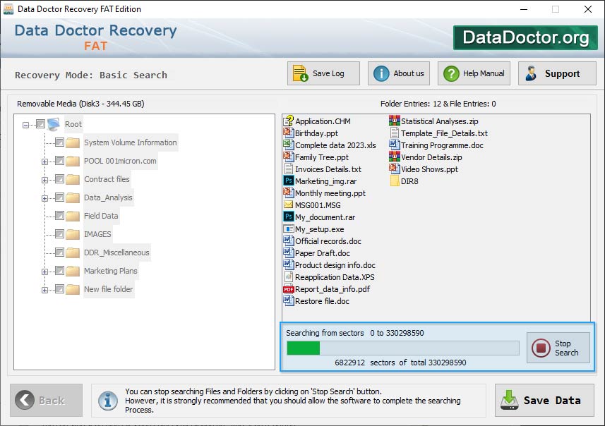 FAT Data Recovery Software