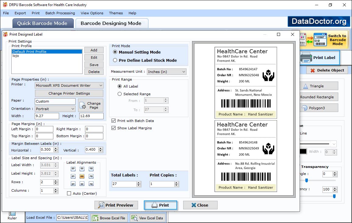 Print Settings