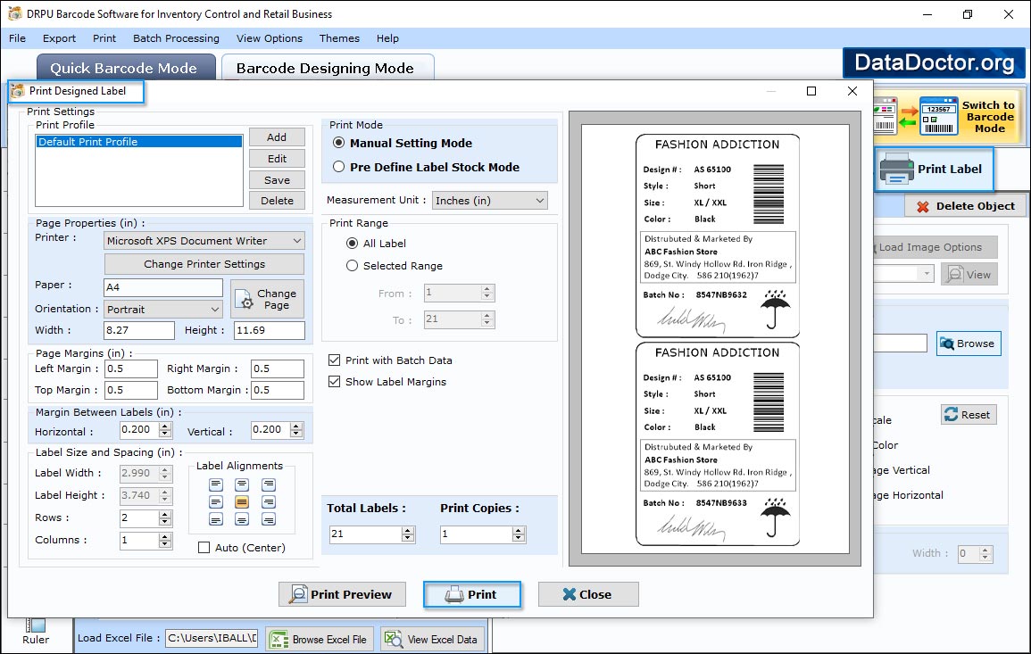 Print Settings