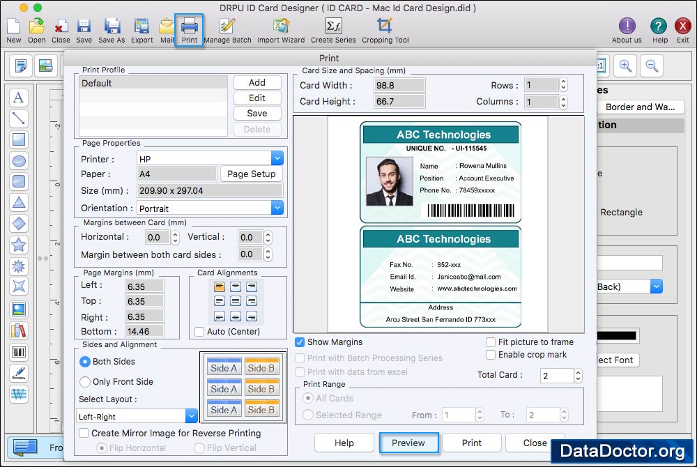 ID Card Designer for Mac