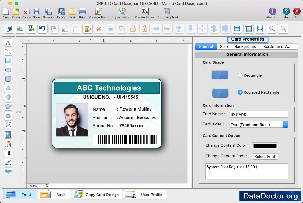 ID Card Designer for Mac