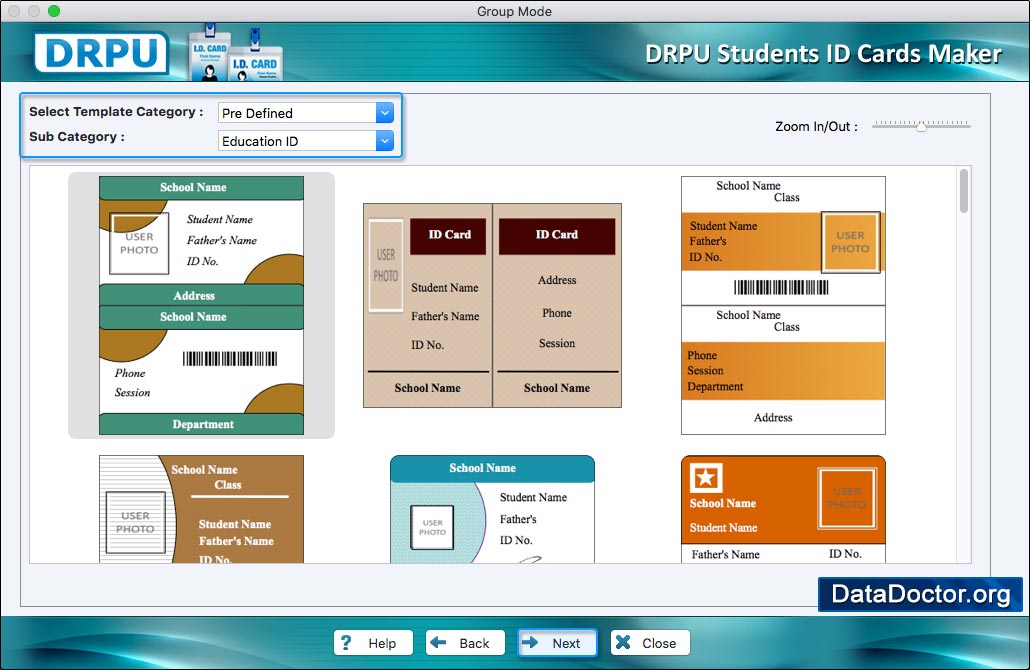 Students ID Cards Maker for Mac