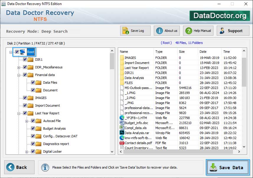 Recovered Data