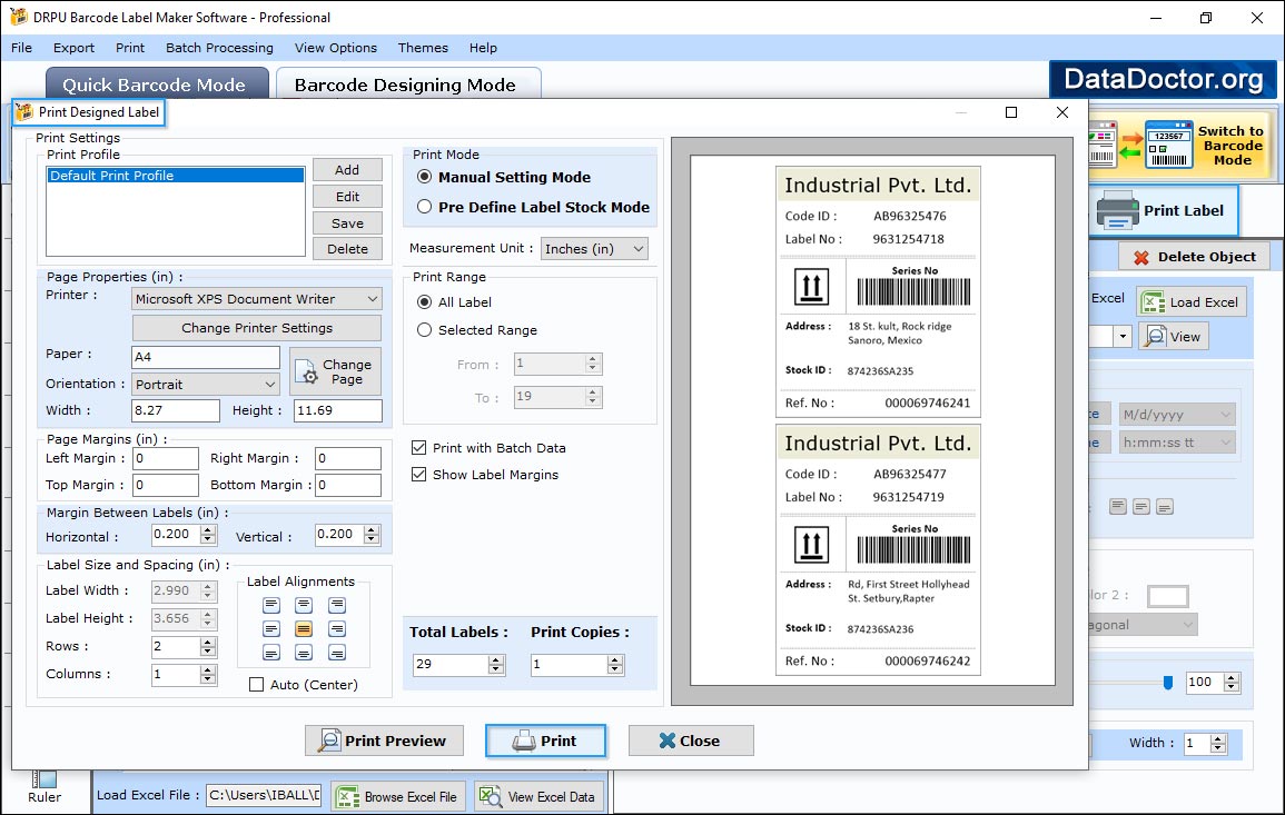 Print Settings