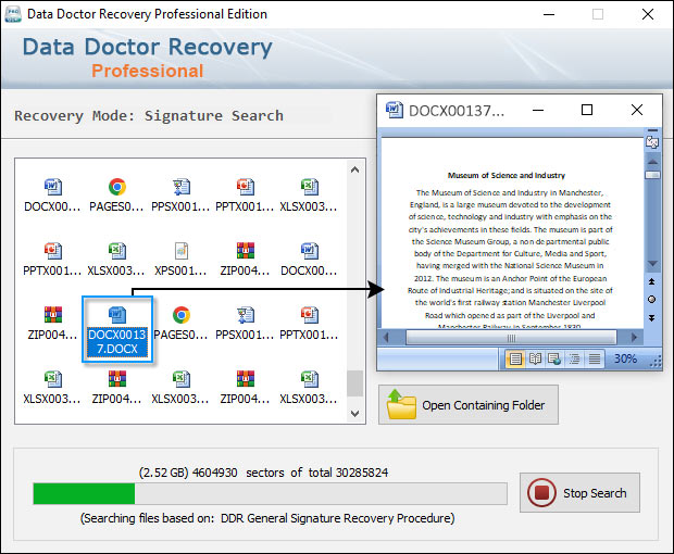 Professional Data Recovery