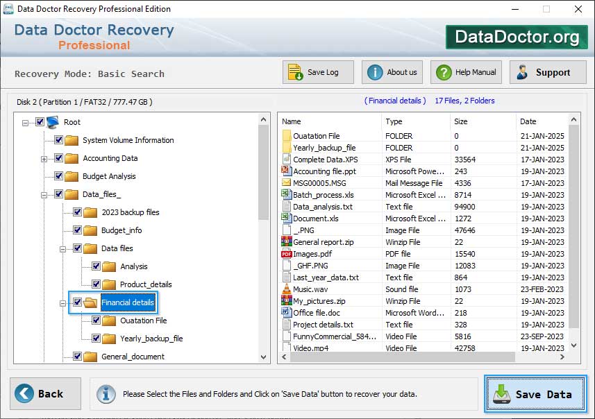 DDR Professional Data Recovery Software