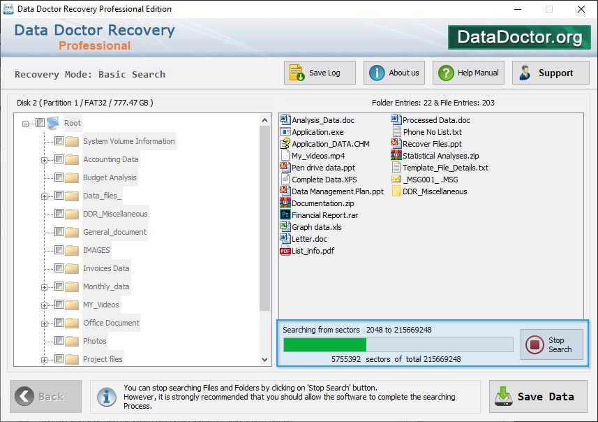 DDR Professional Data Recovery Software