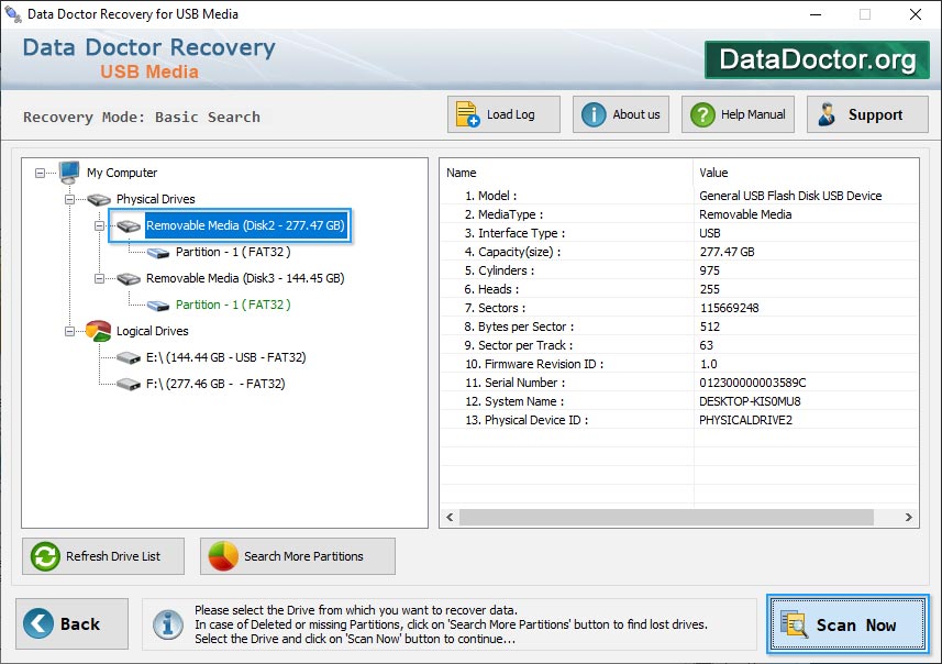 Removable Media Data Recovery Software